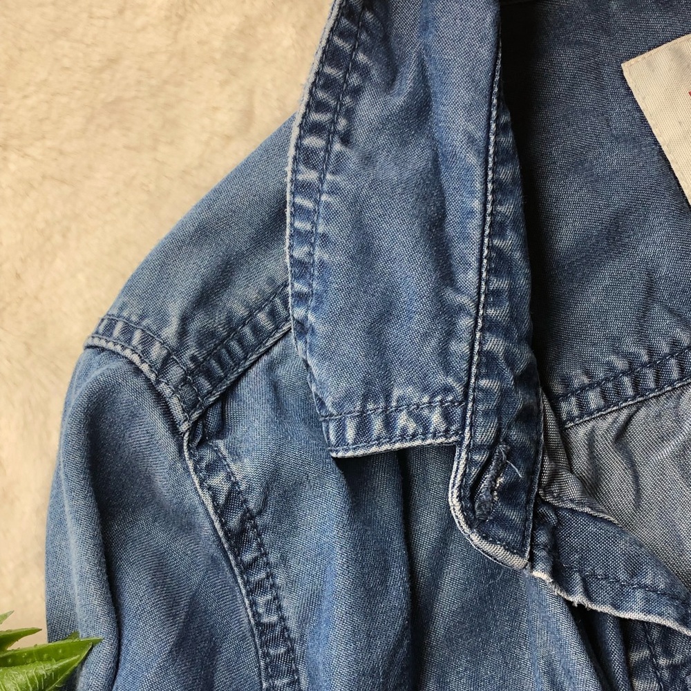 MOSSIMO Jean Jacket/ Shirt Small CUSTOMIZABLE